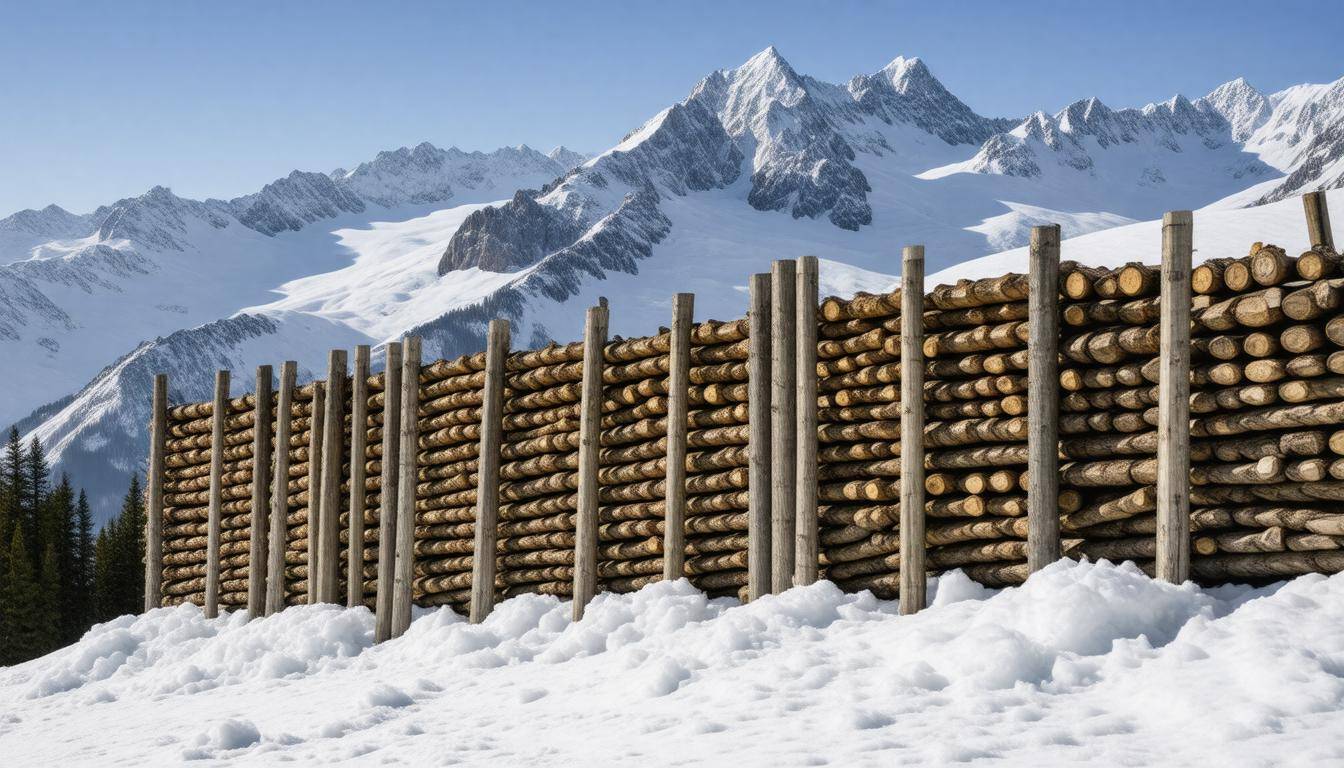 Avalanche protection barrier