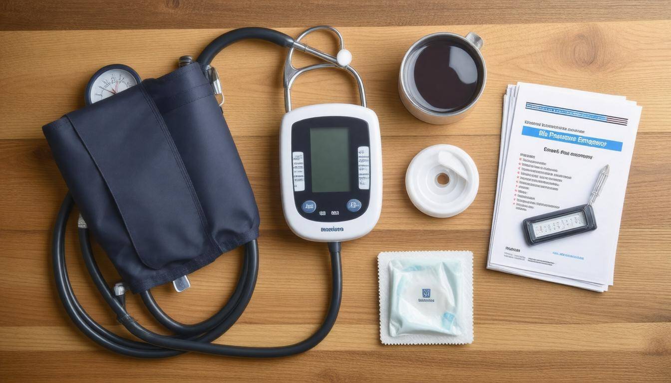 Blood pressure kit components