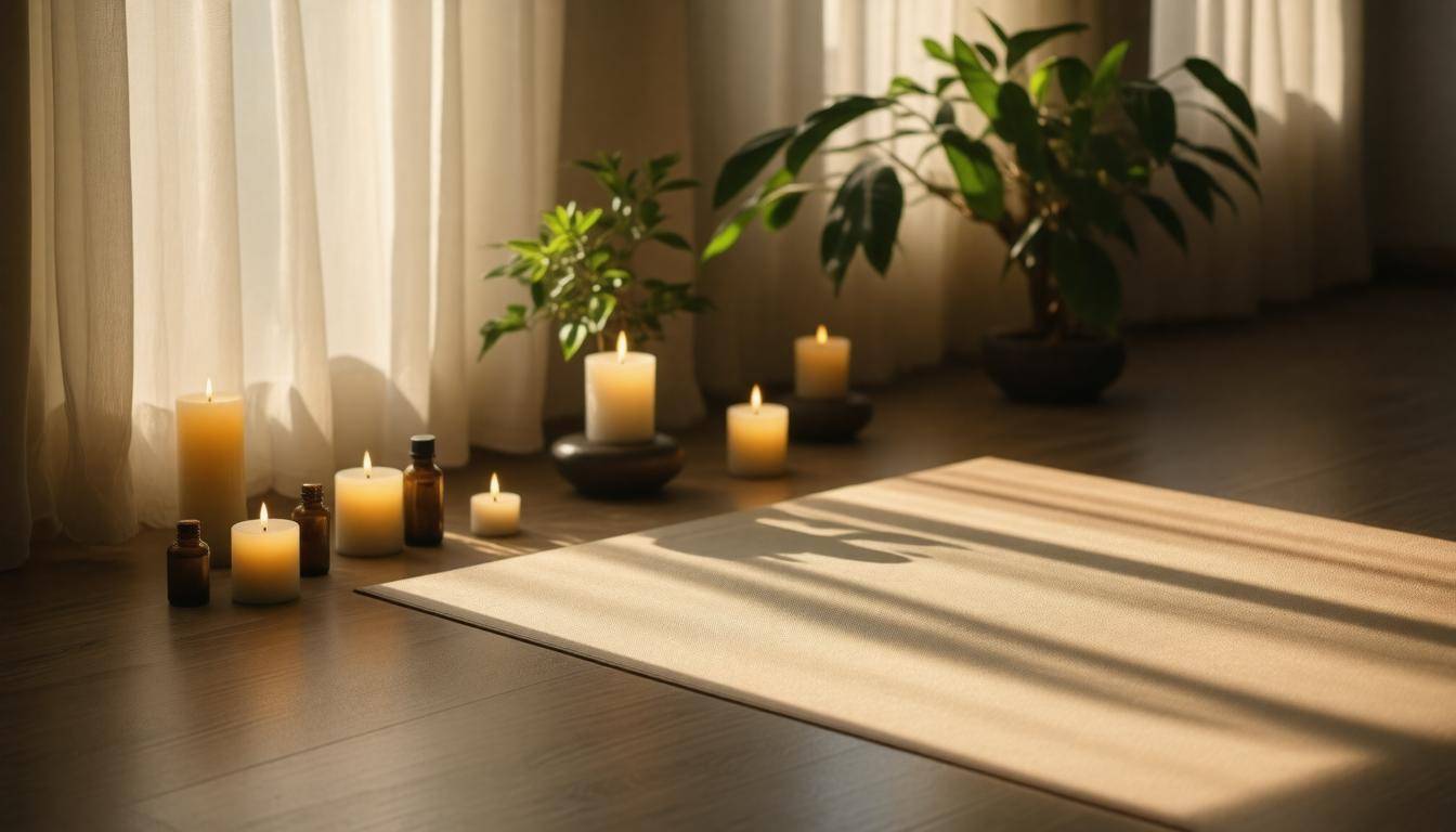 Calm meditation setup