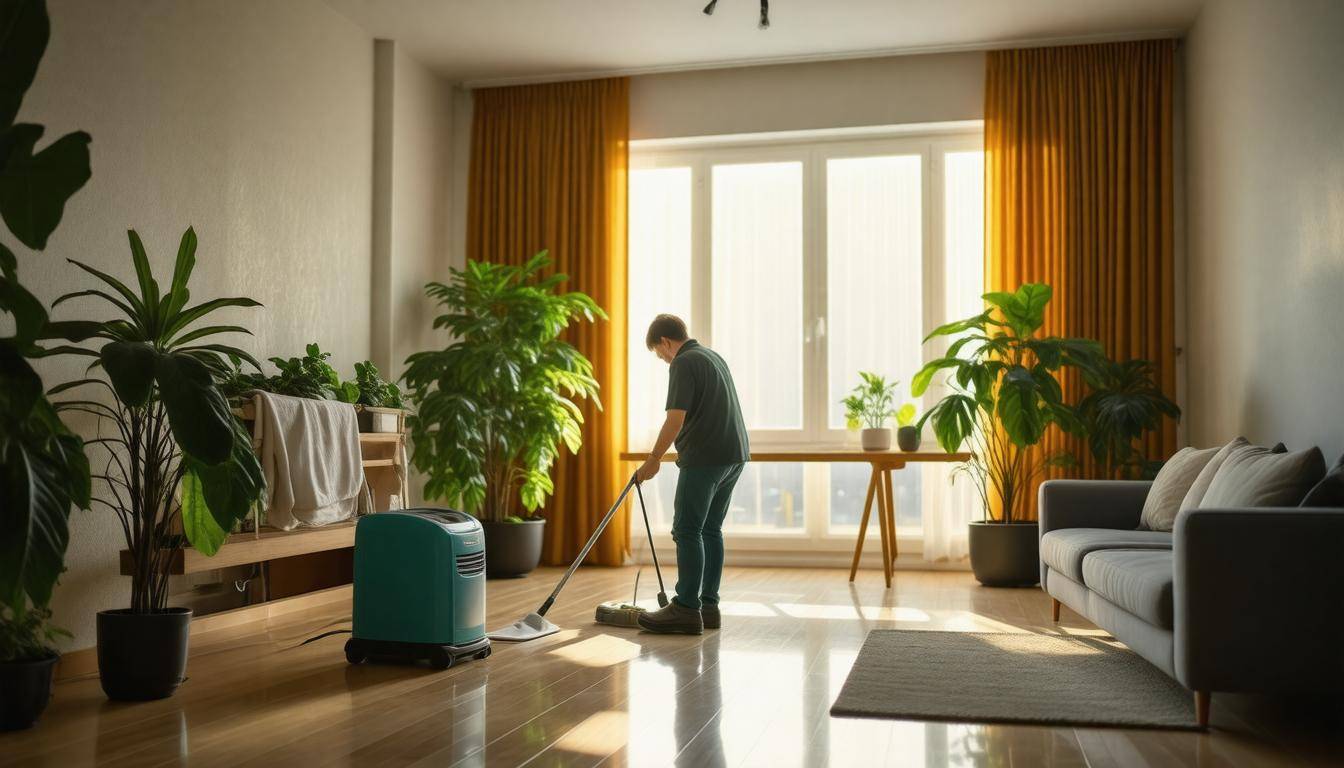 Clean, dry living room