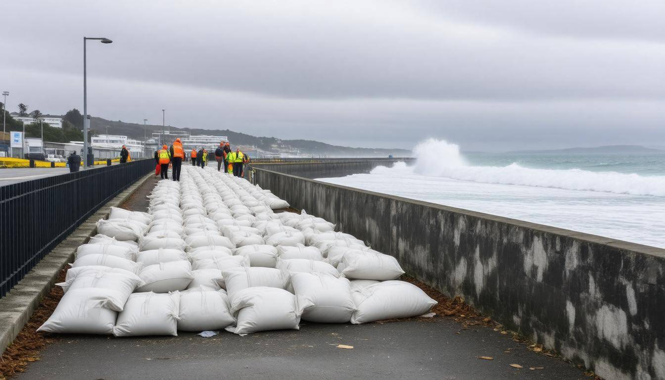 Coastal flood preparation