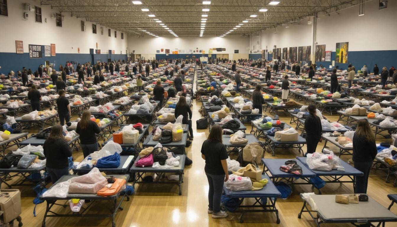 Community center emergency shelter