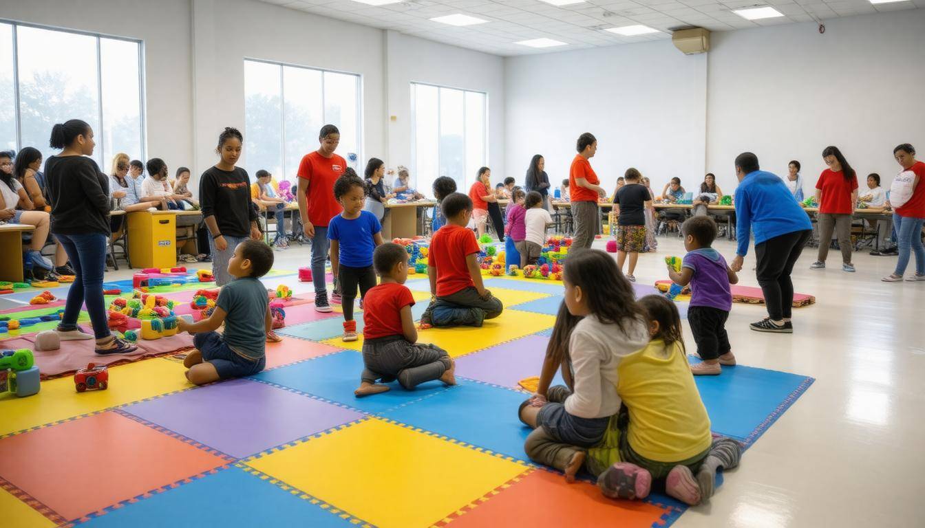 Community childcare setup