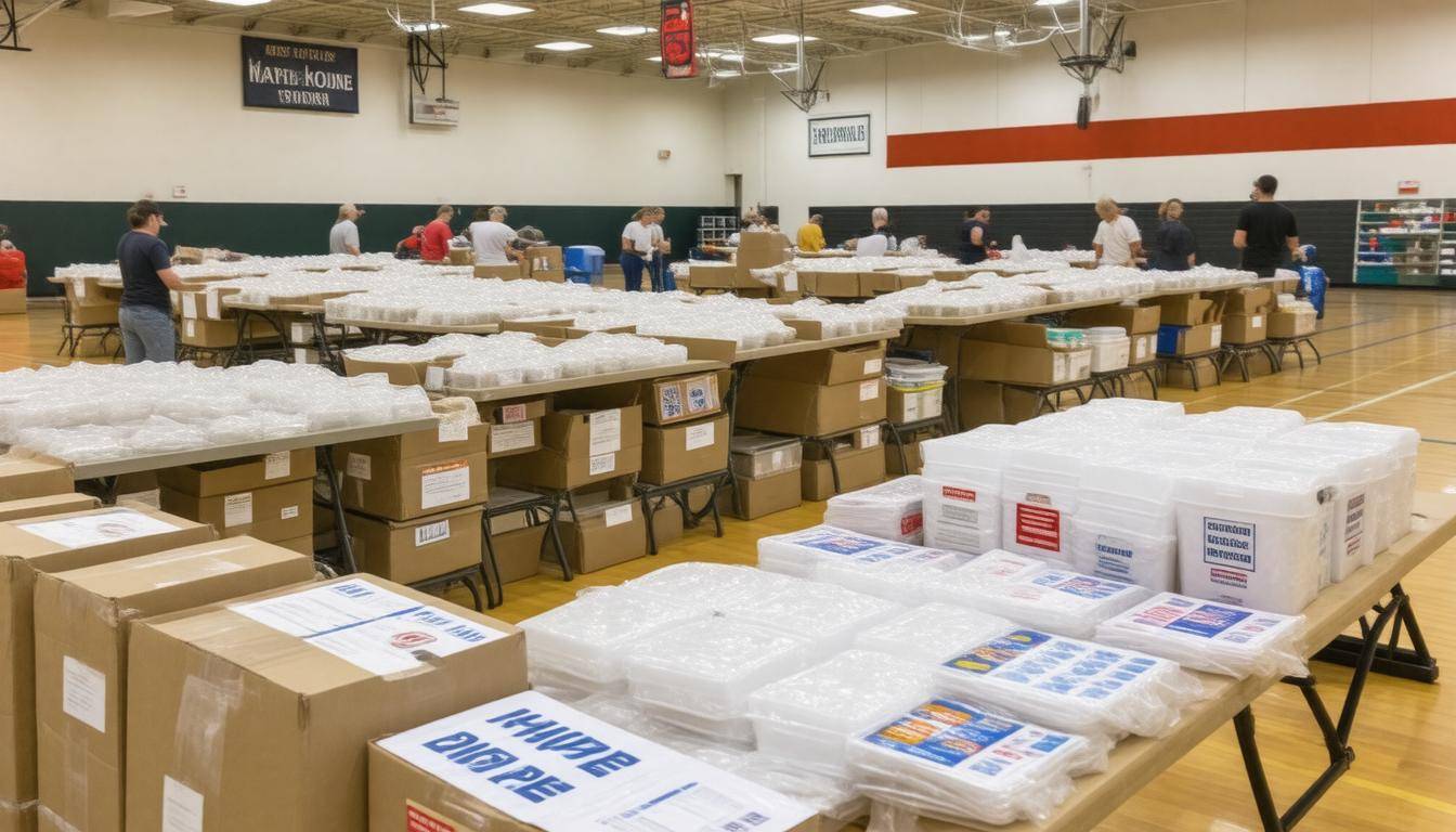 Community disaster relief hub