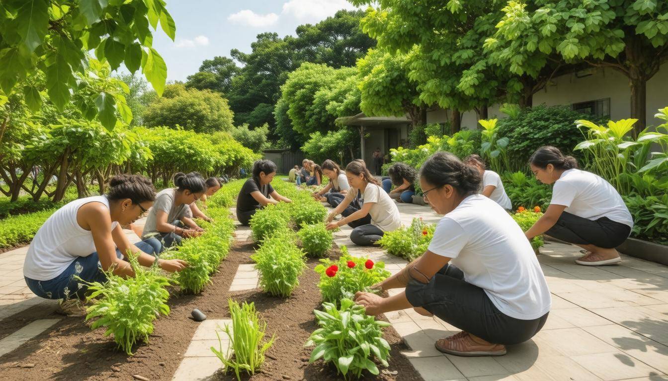 Community garden therapy