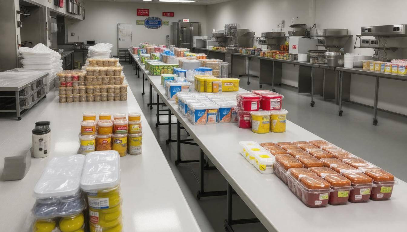 Community kitchen setup