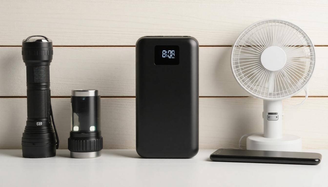 Compact emergency power bank