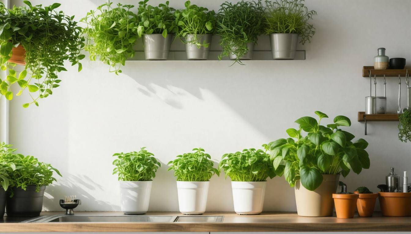 Compact vertical garden