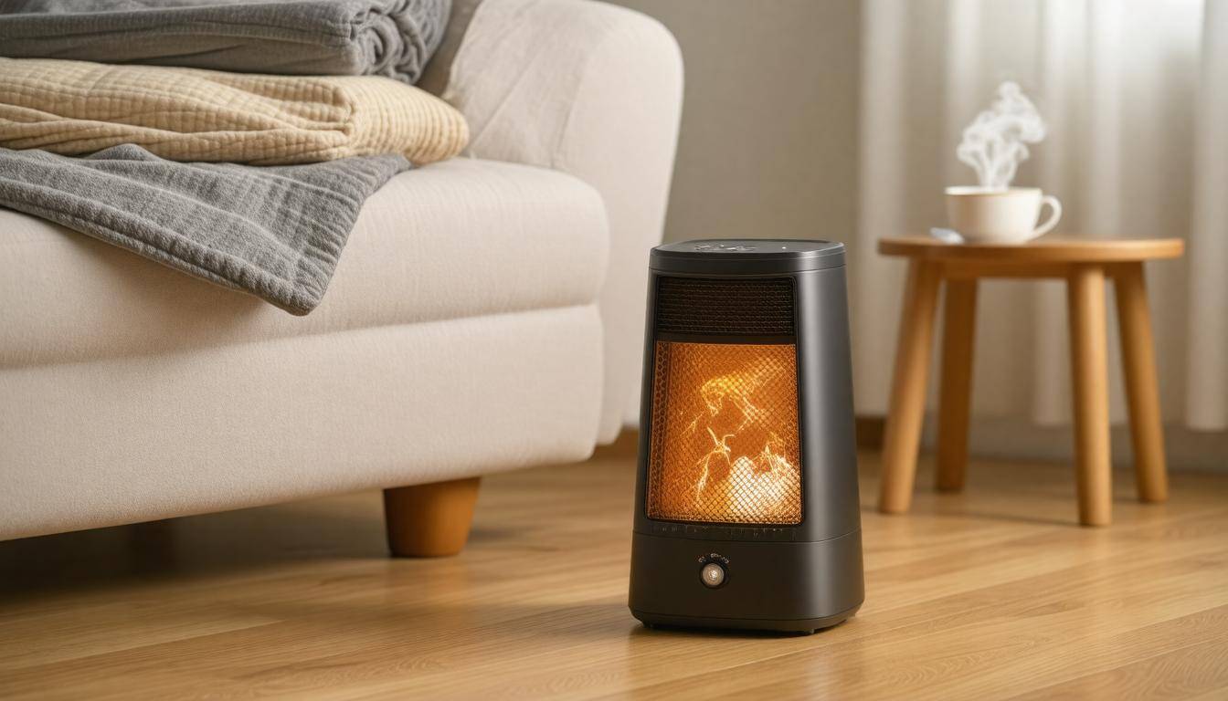 Cozy emergency heating setup