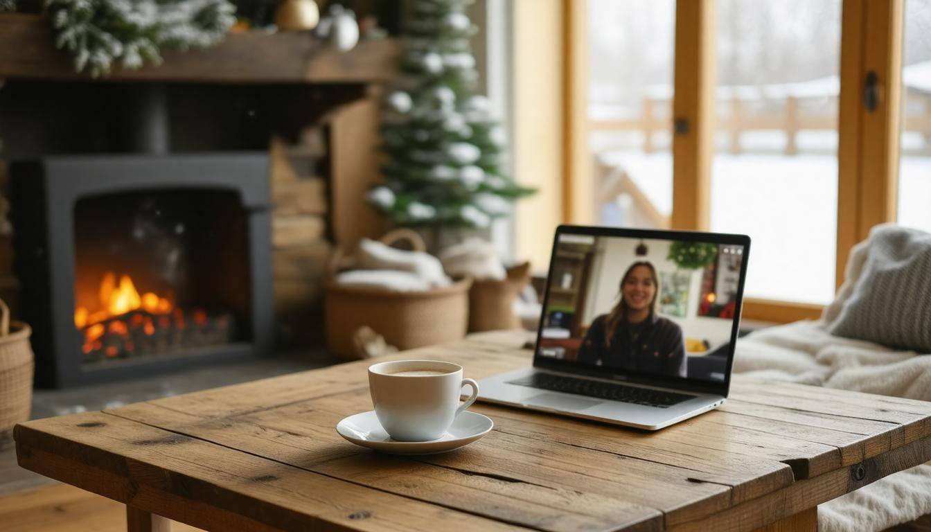 Cozy video call setup