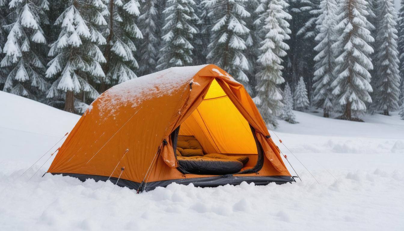 Cozy winter emergency shelter