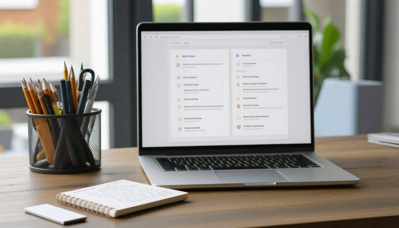 Digital documents on screen