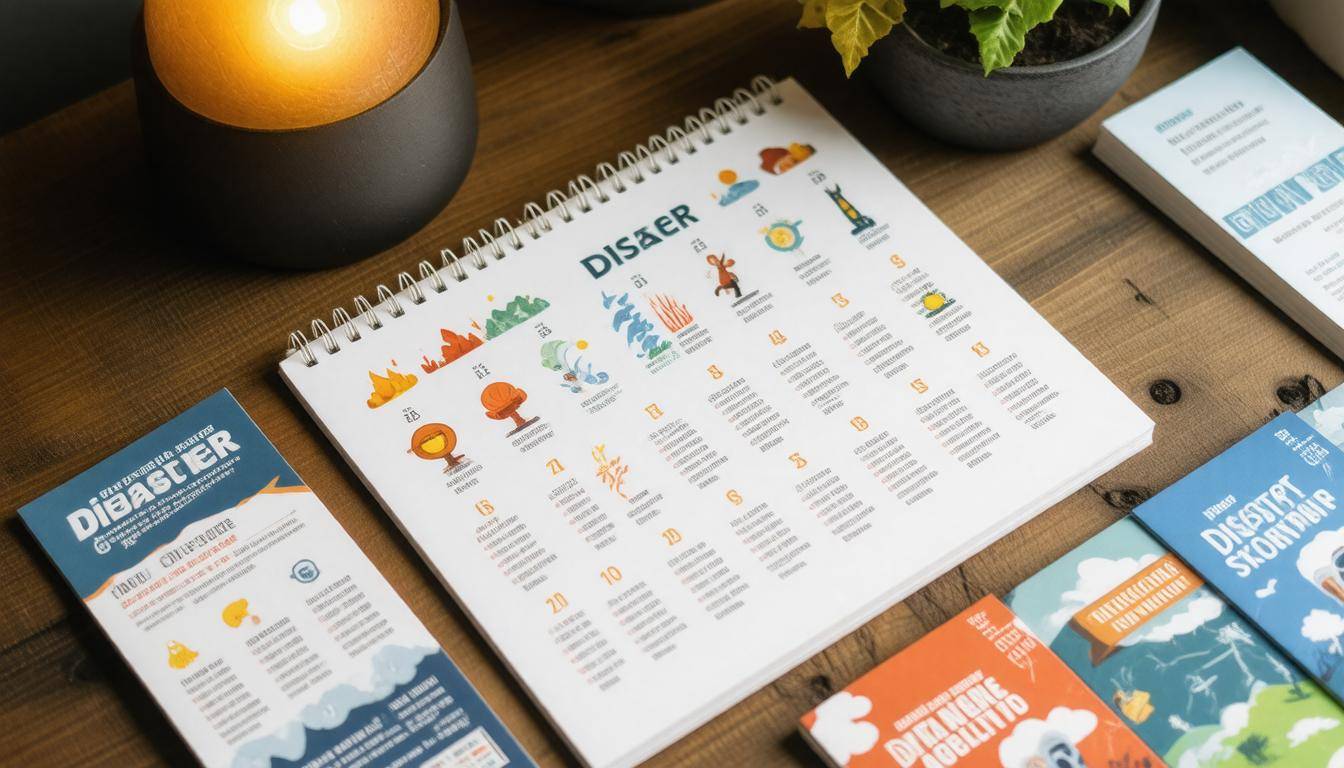 Disaster preparedness calendar