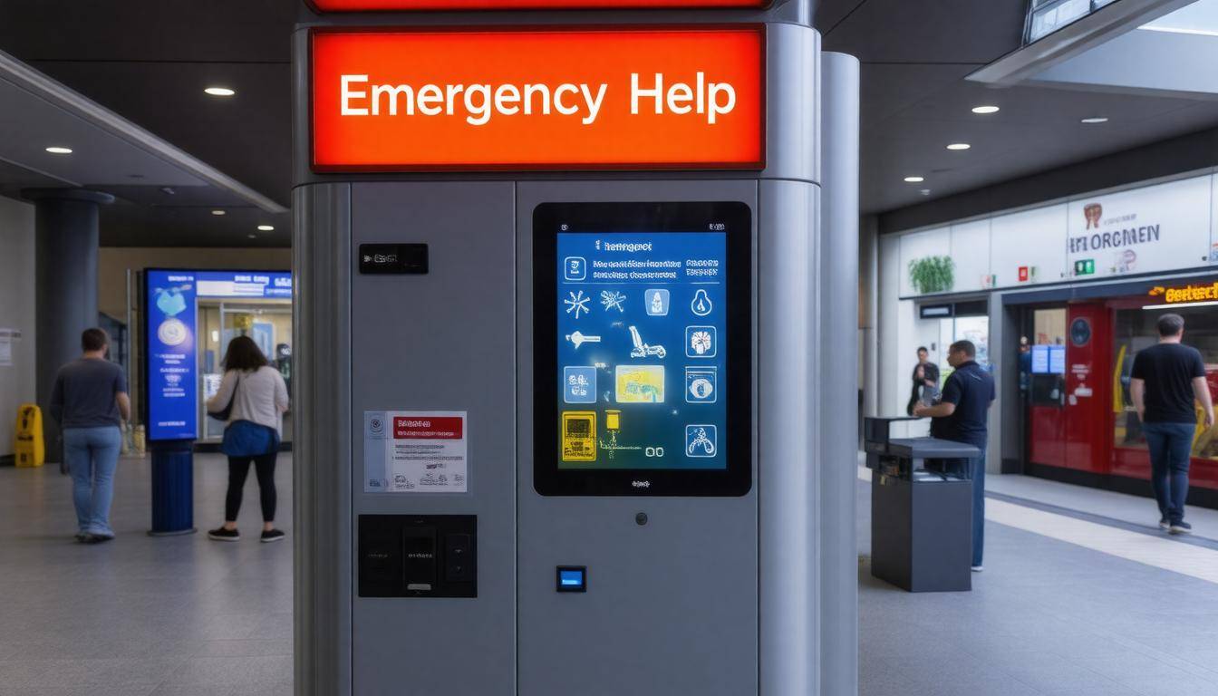 Emergency communication station