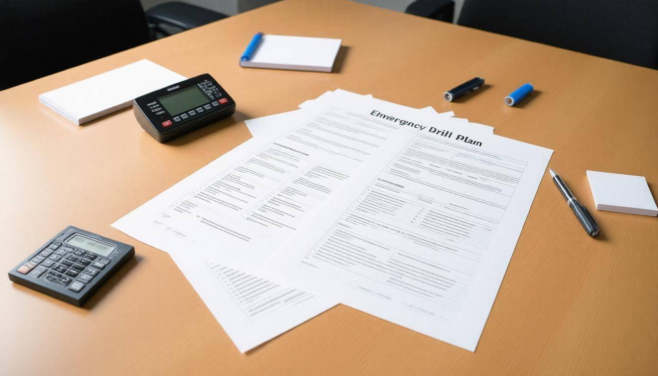 Emergency drill planning