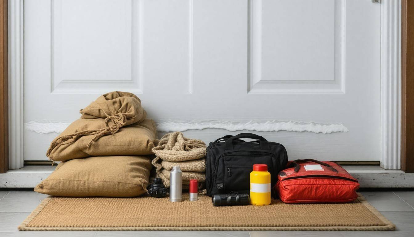 Emergency flood preparation kit