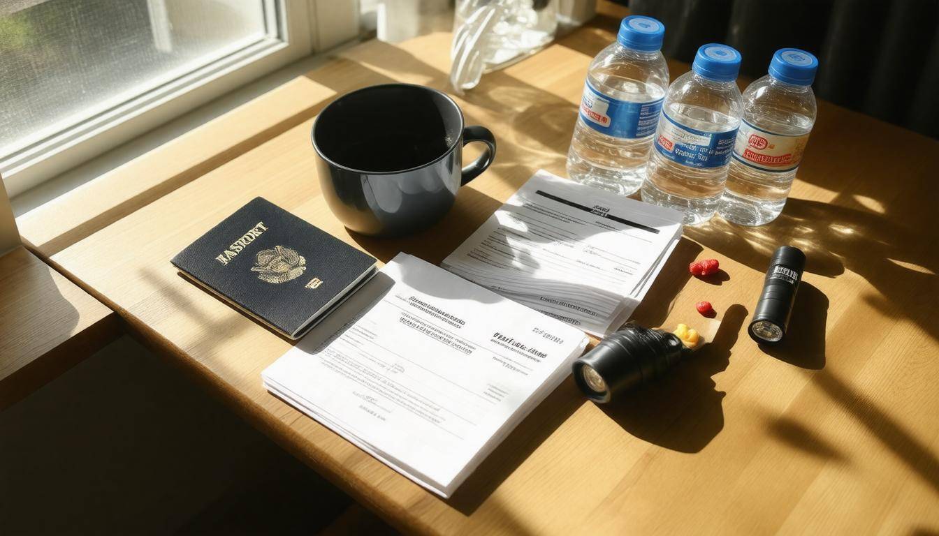 Emergency grab bag essentials