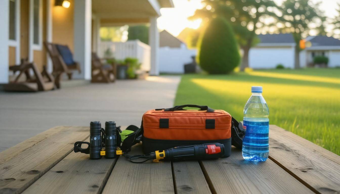 Emergency kit displayed