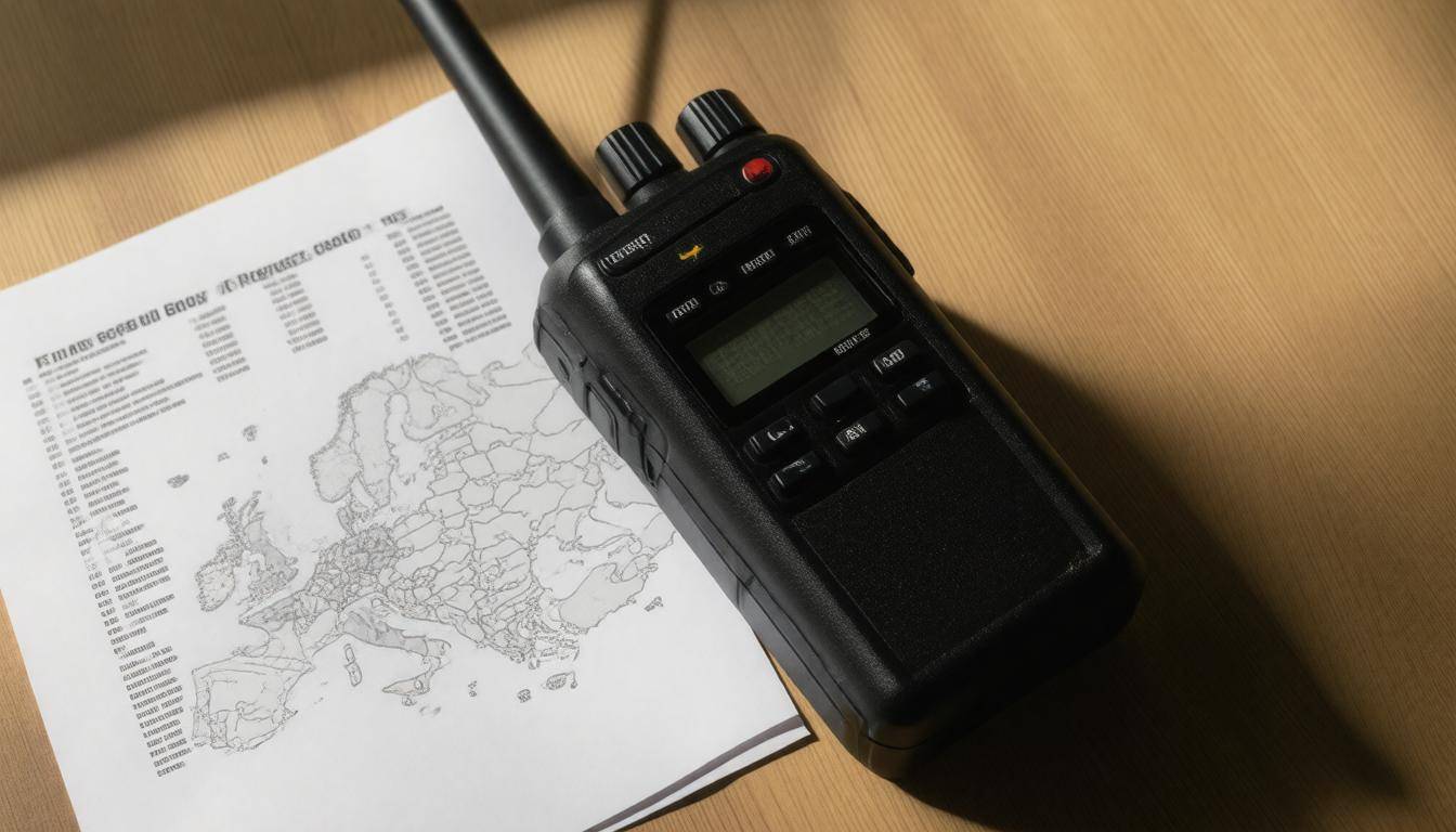 Emergency radio frequencies