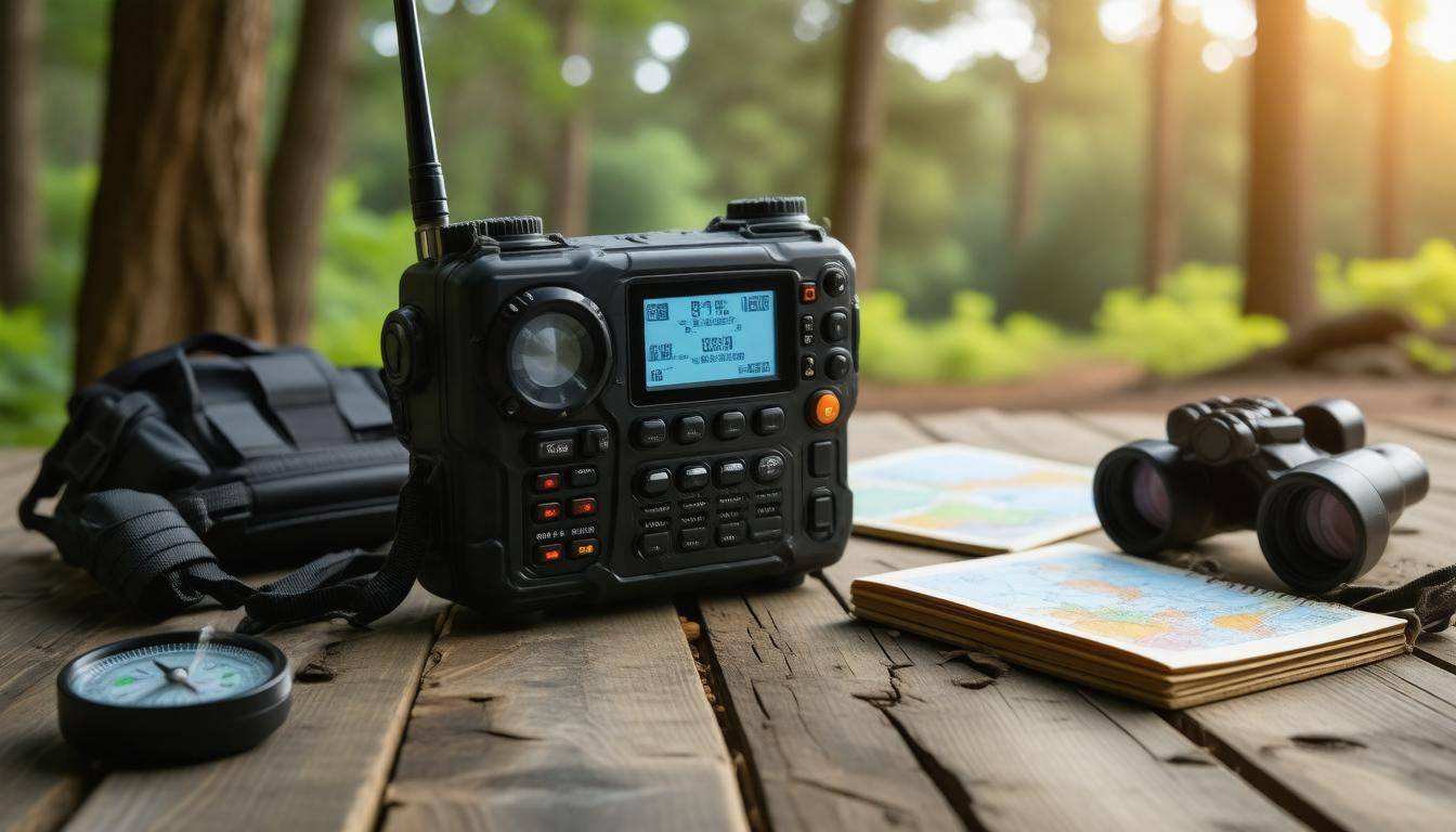 Emergency radio setup