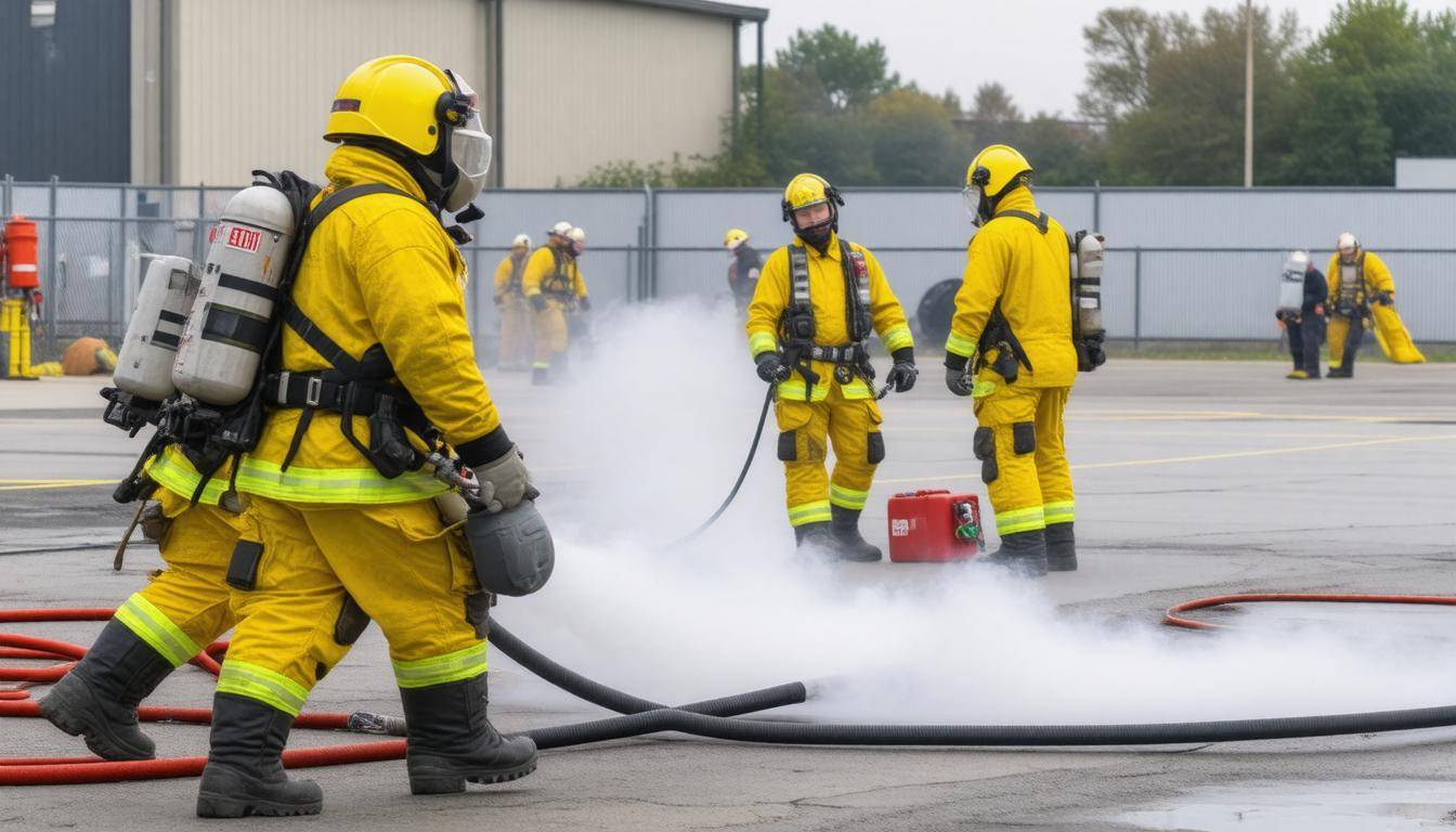 Emergency response training session