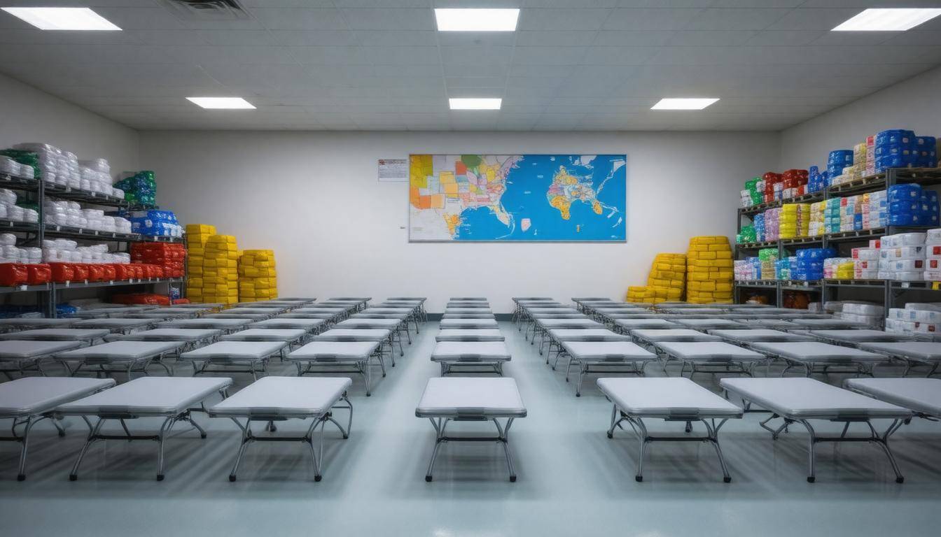 Emergency shelter interior