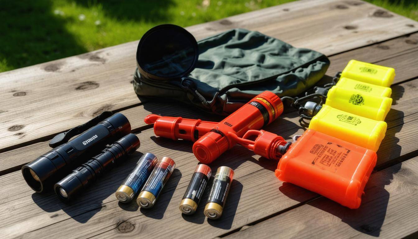 Emergency signaling kit