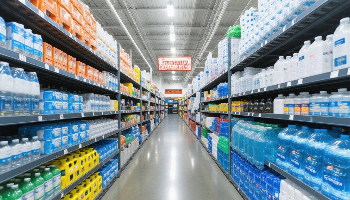 Emergency supply aisle