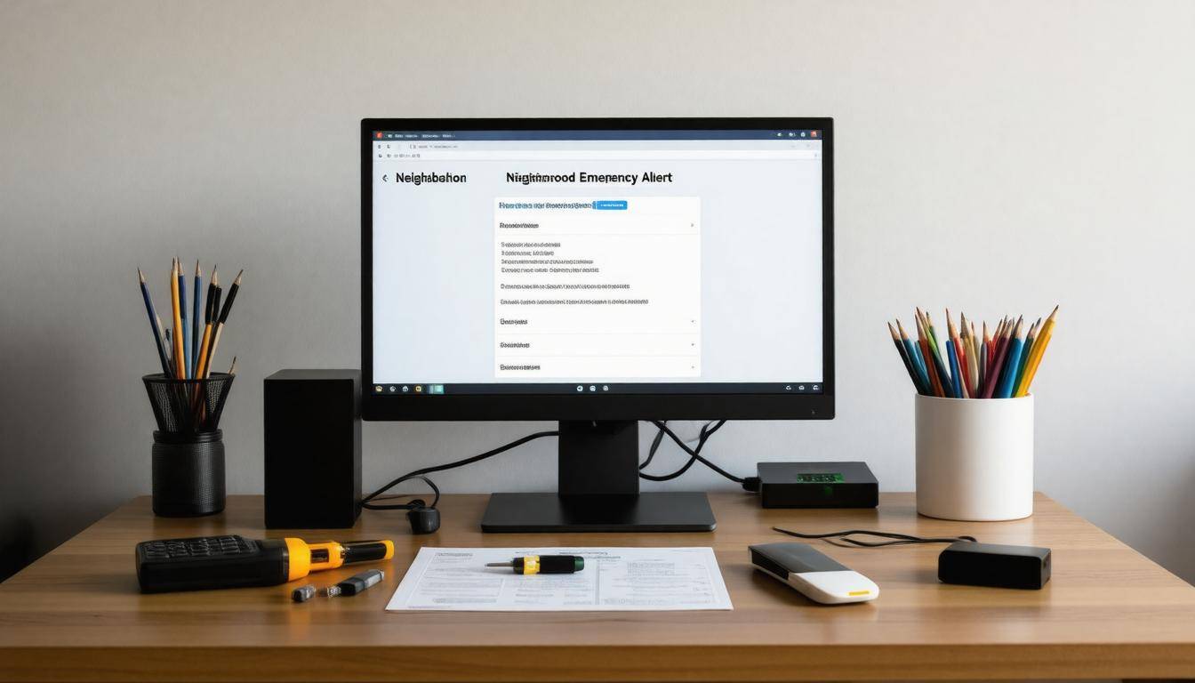 Emergency system setup