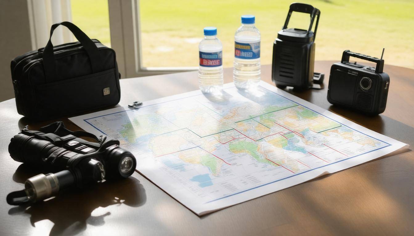 Evacuation plan and supplies