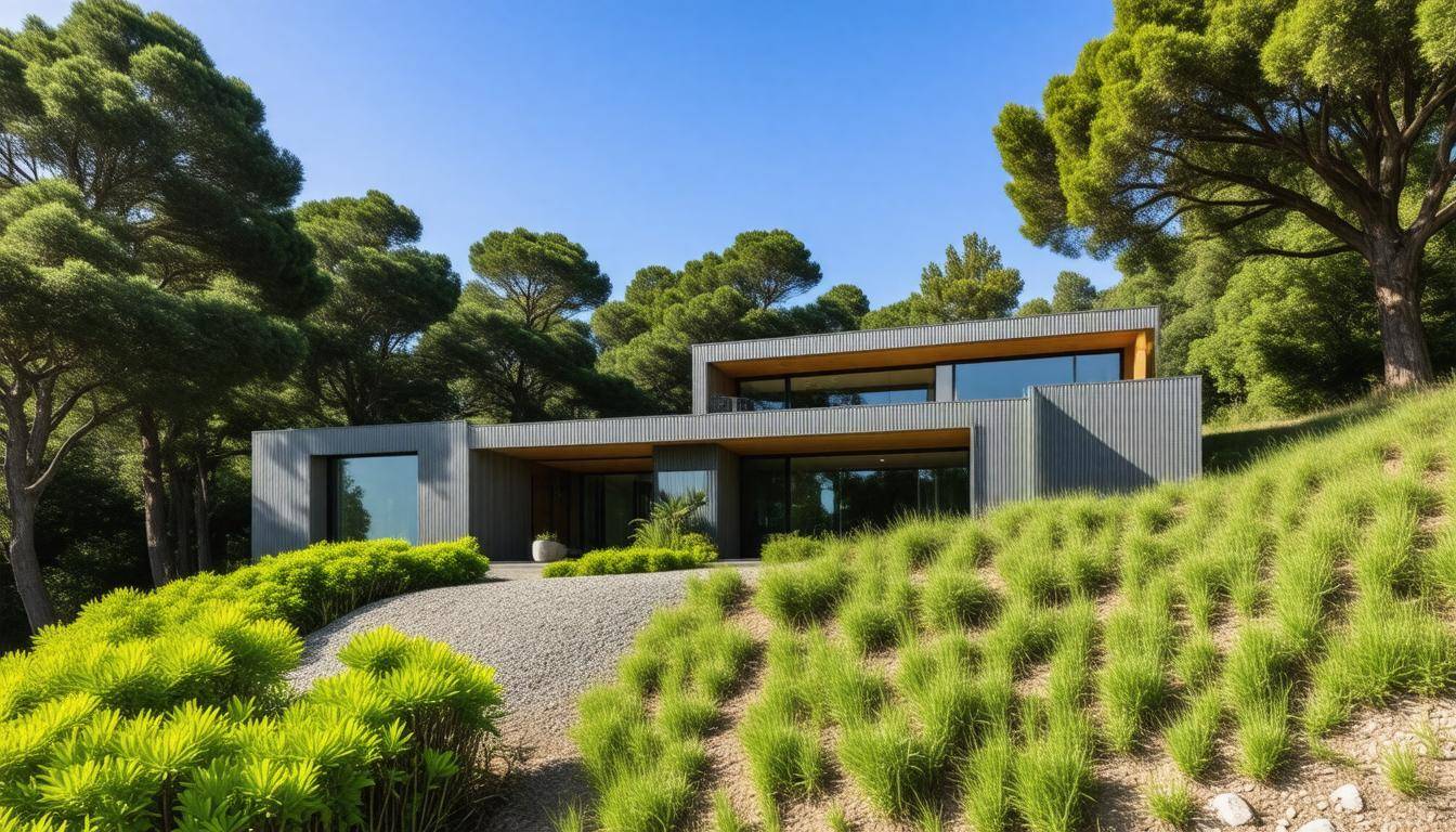 Fire-resistant home exterior