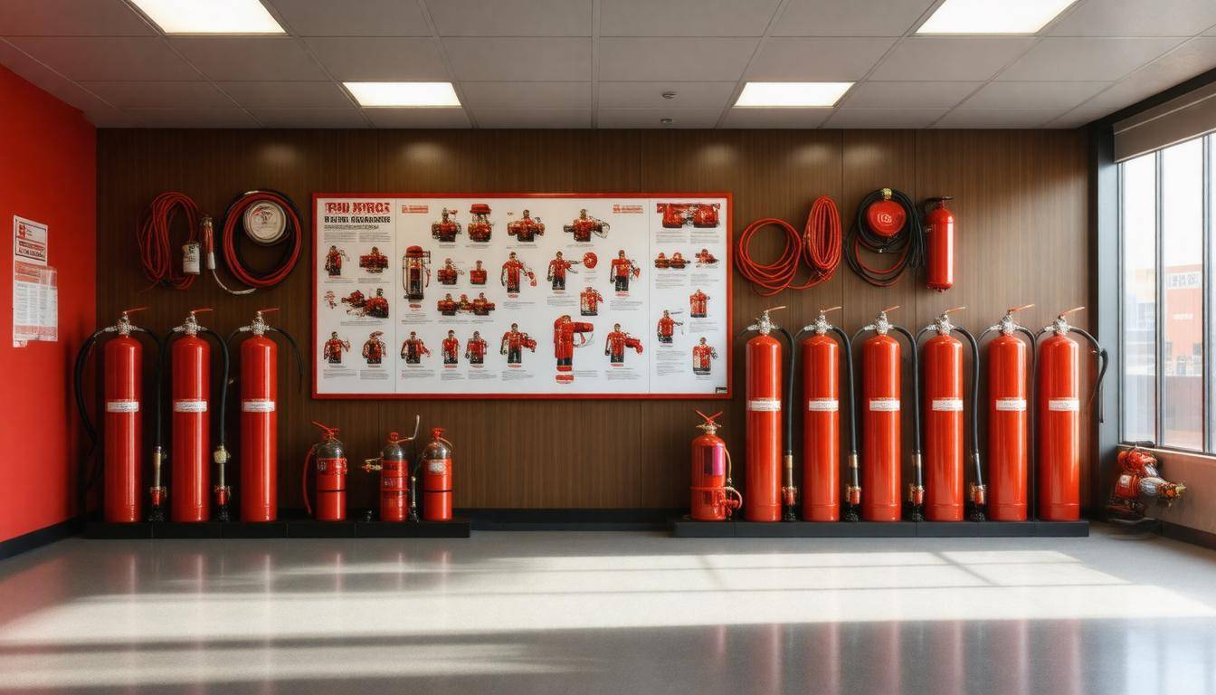 Fire safety training room