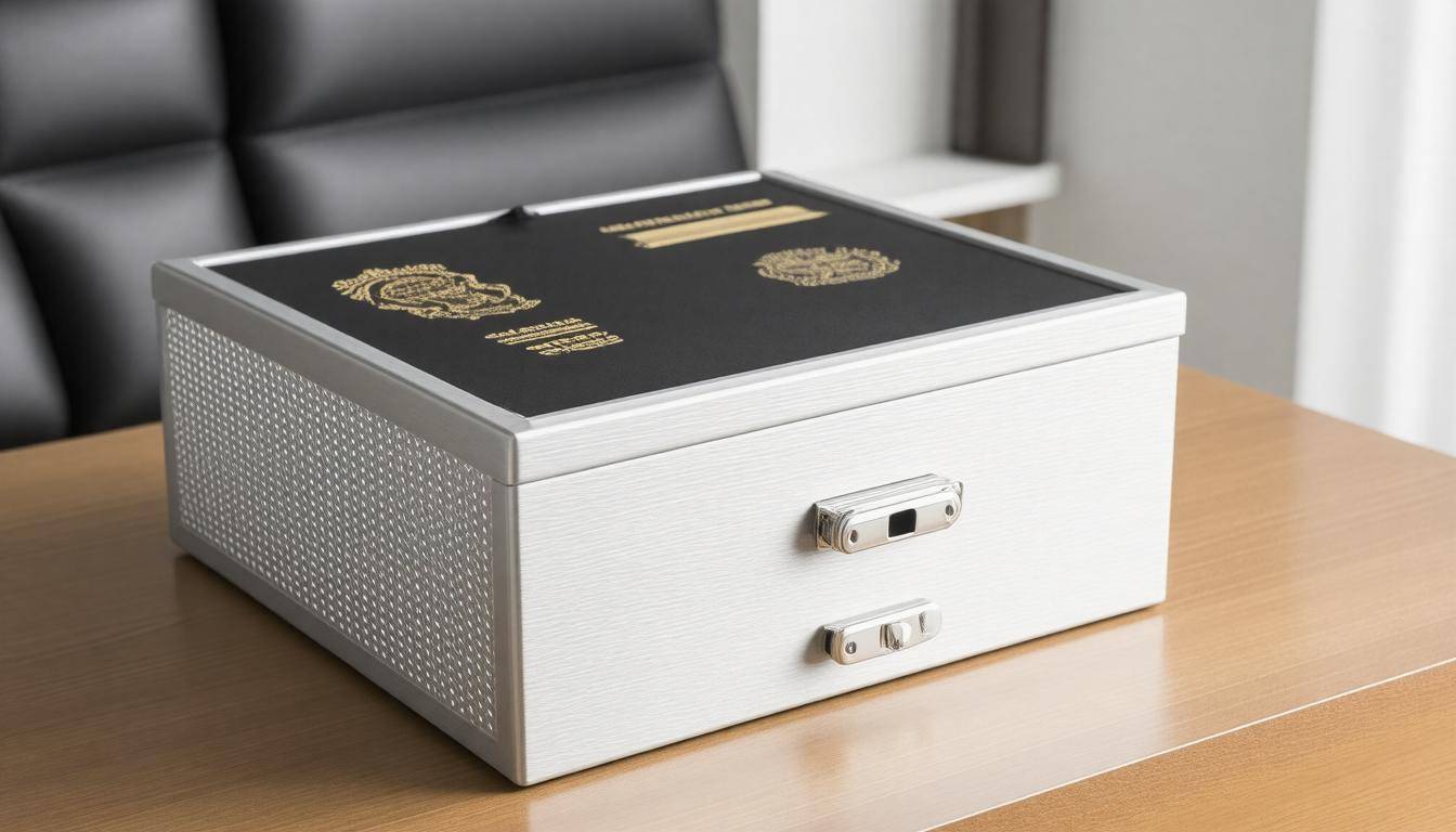 Fireproof document container