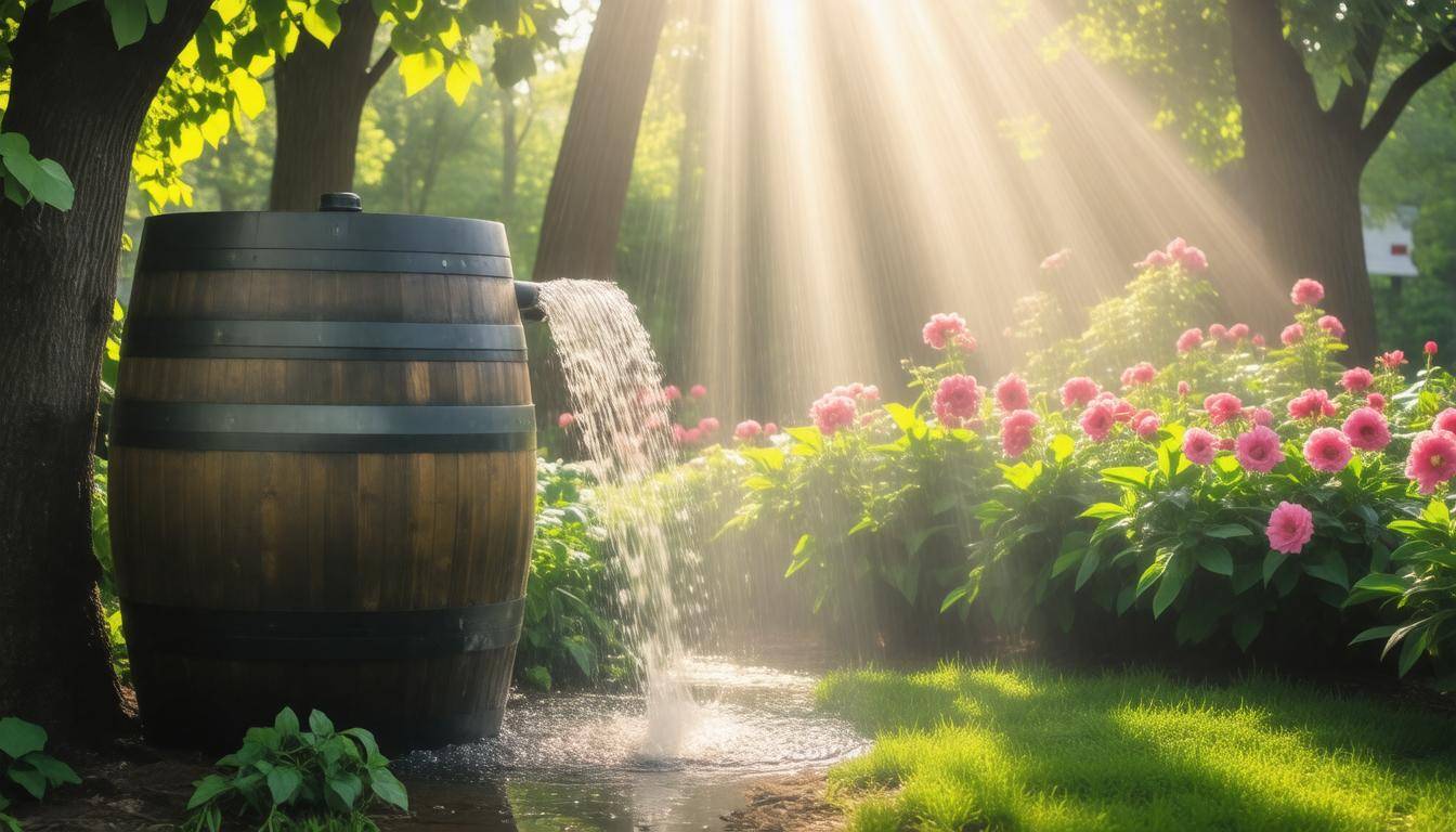 Garden rainwater system