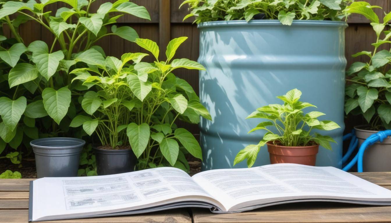 Greywater irrigation setup