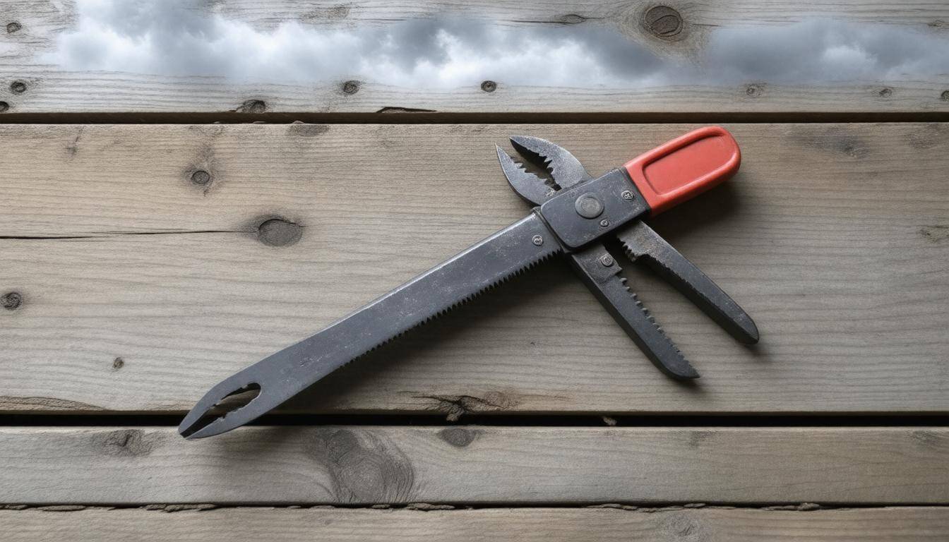 Hand-powered emergency tool