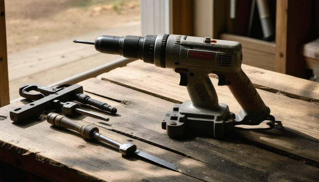 Hand-powered tool set