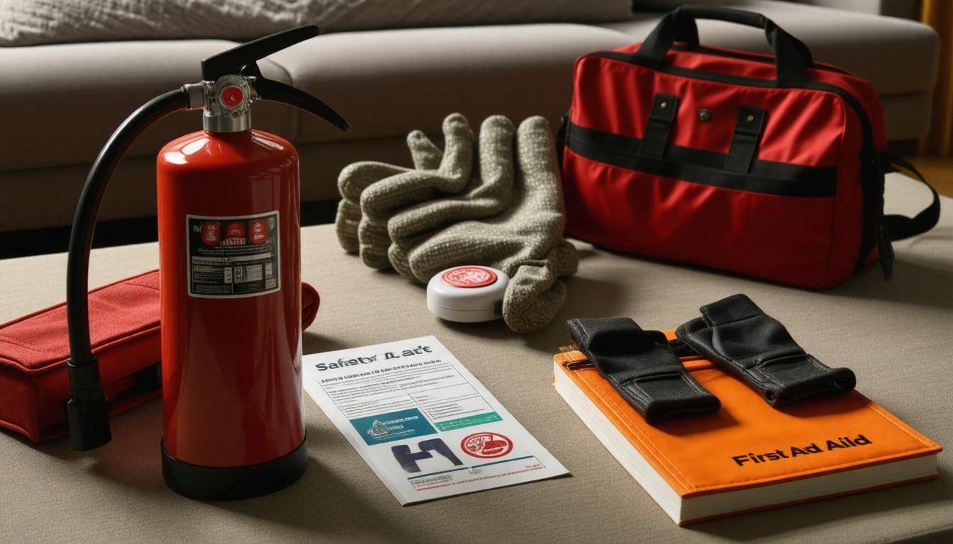 Home safety kit display