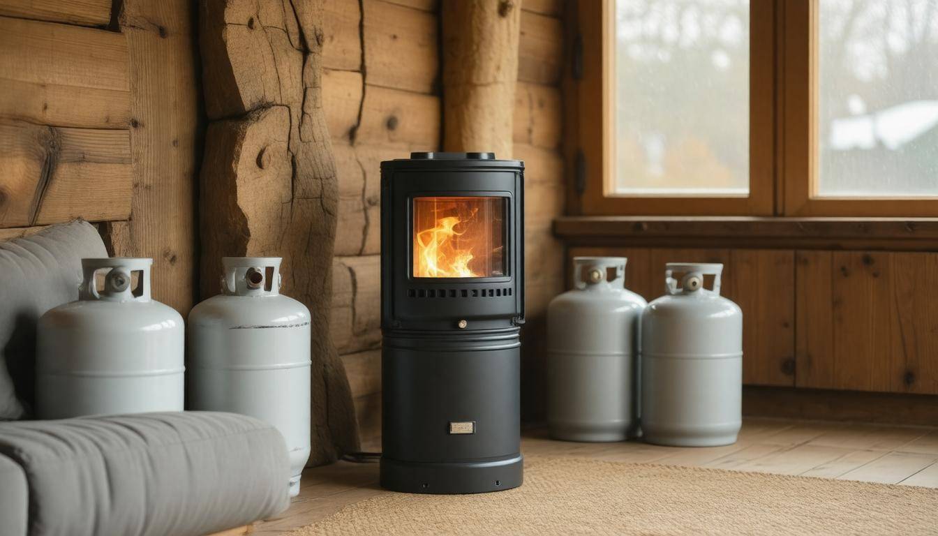 Kerosene heater setup