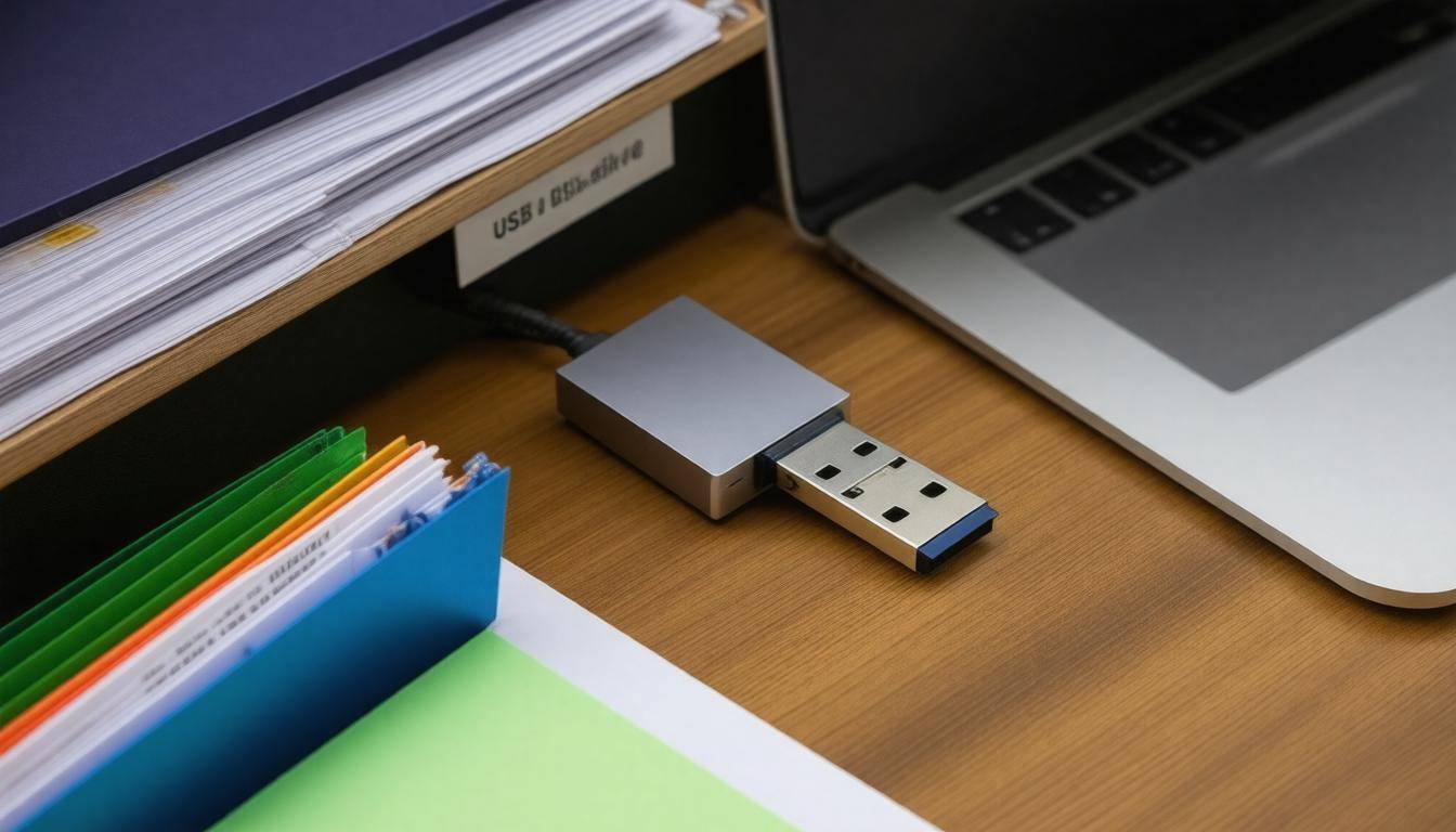Organized USB document storage