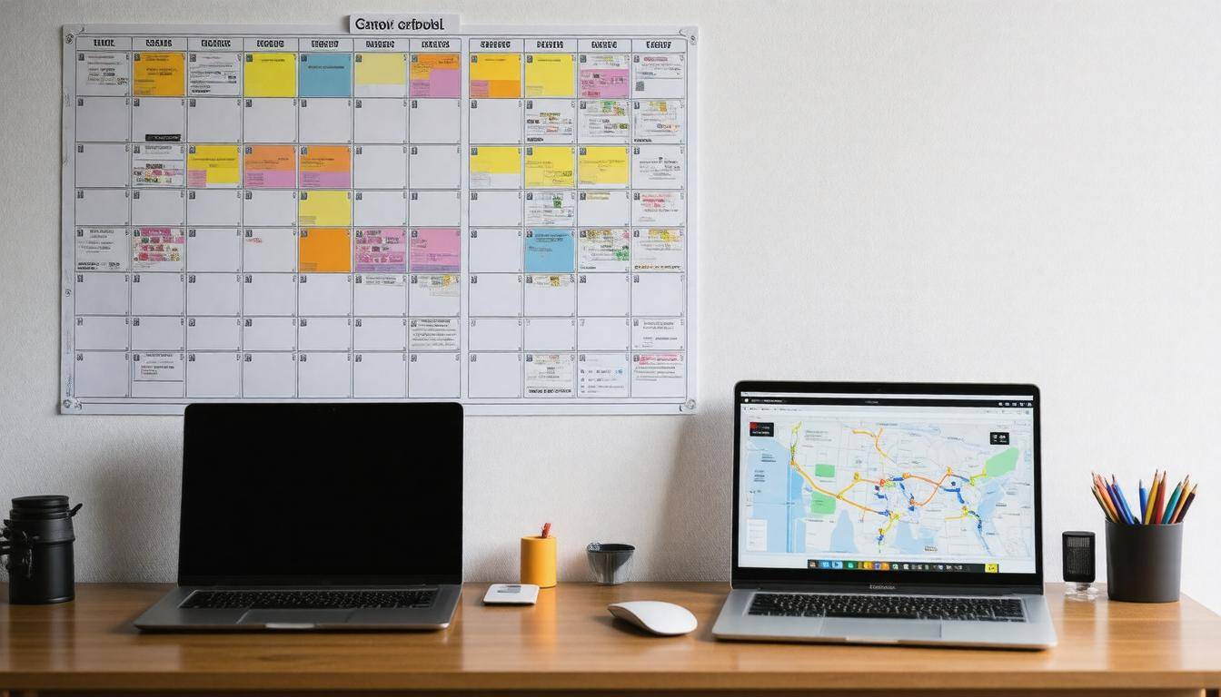 Organized carpool schedules