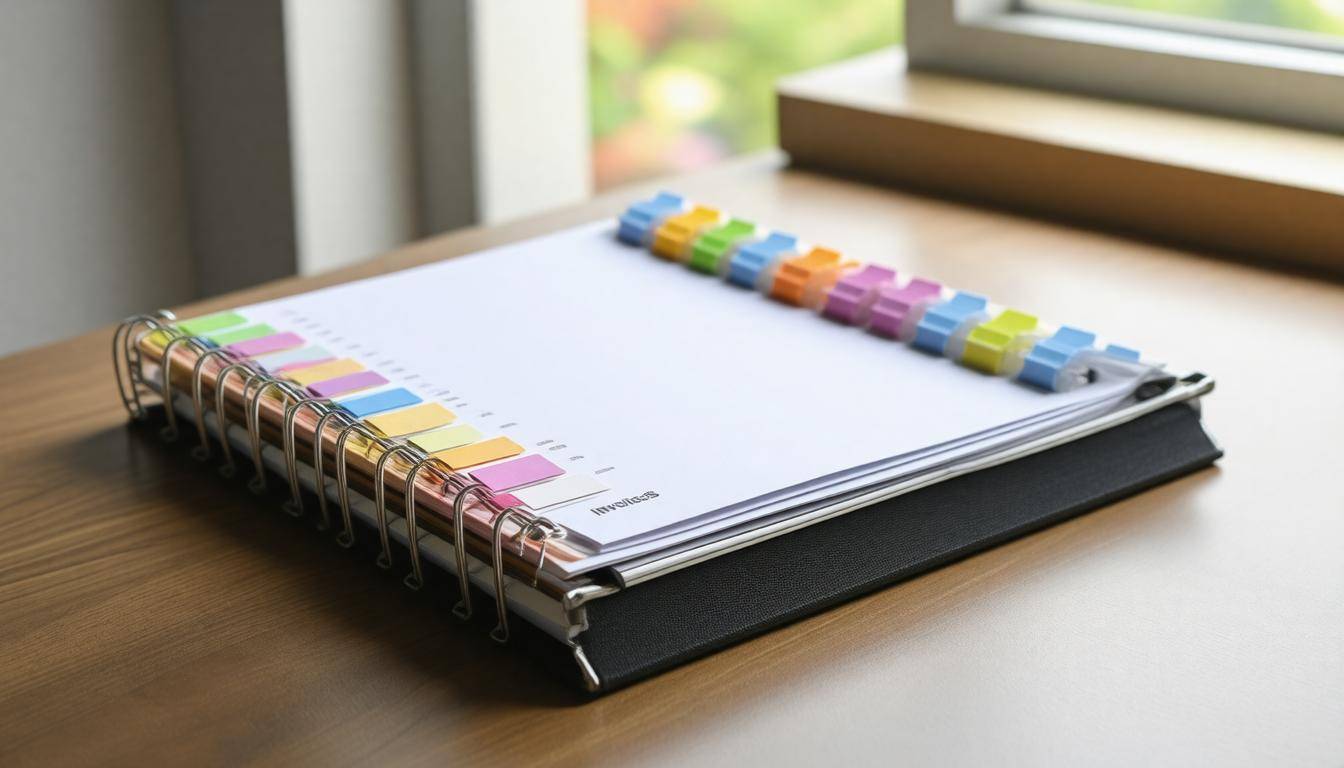 Organized document binder