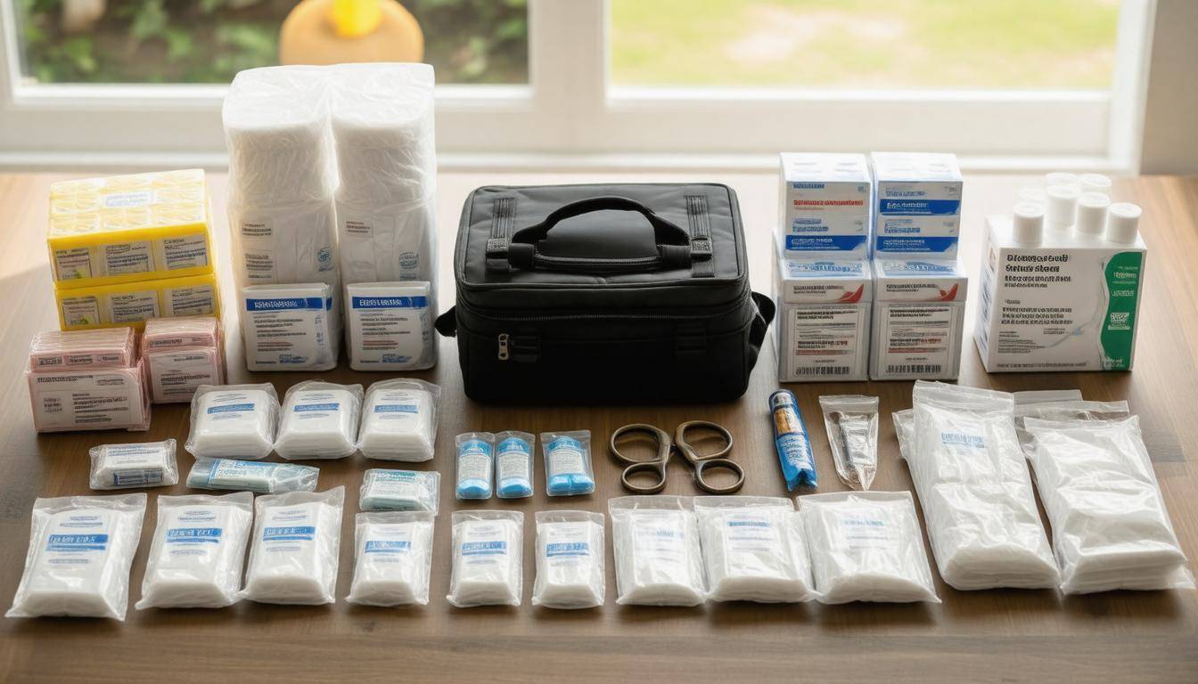 Organized medical supply kit