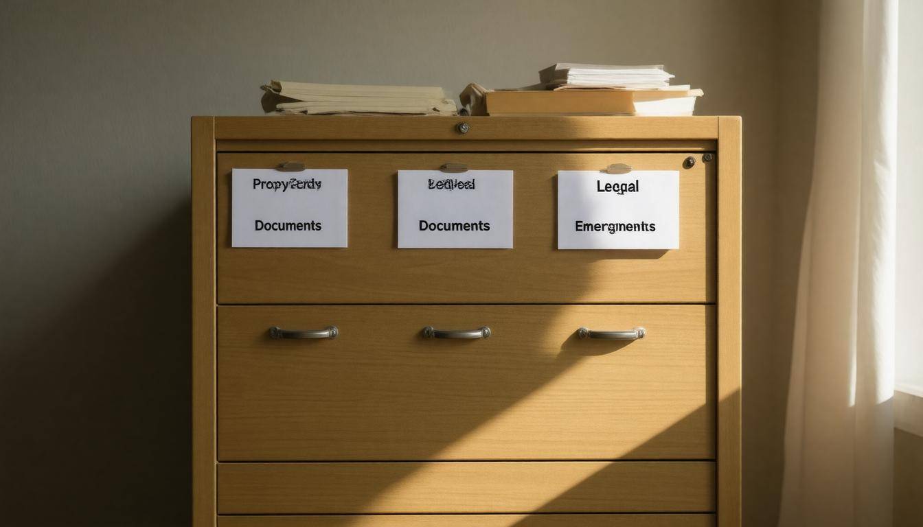 Organized property deed storage