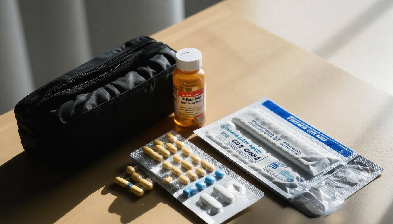 Pain relief emergency kit