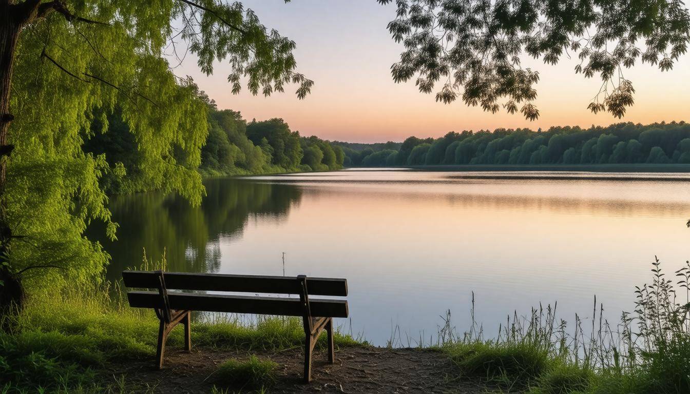 Peaceful nature landscape