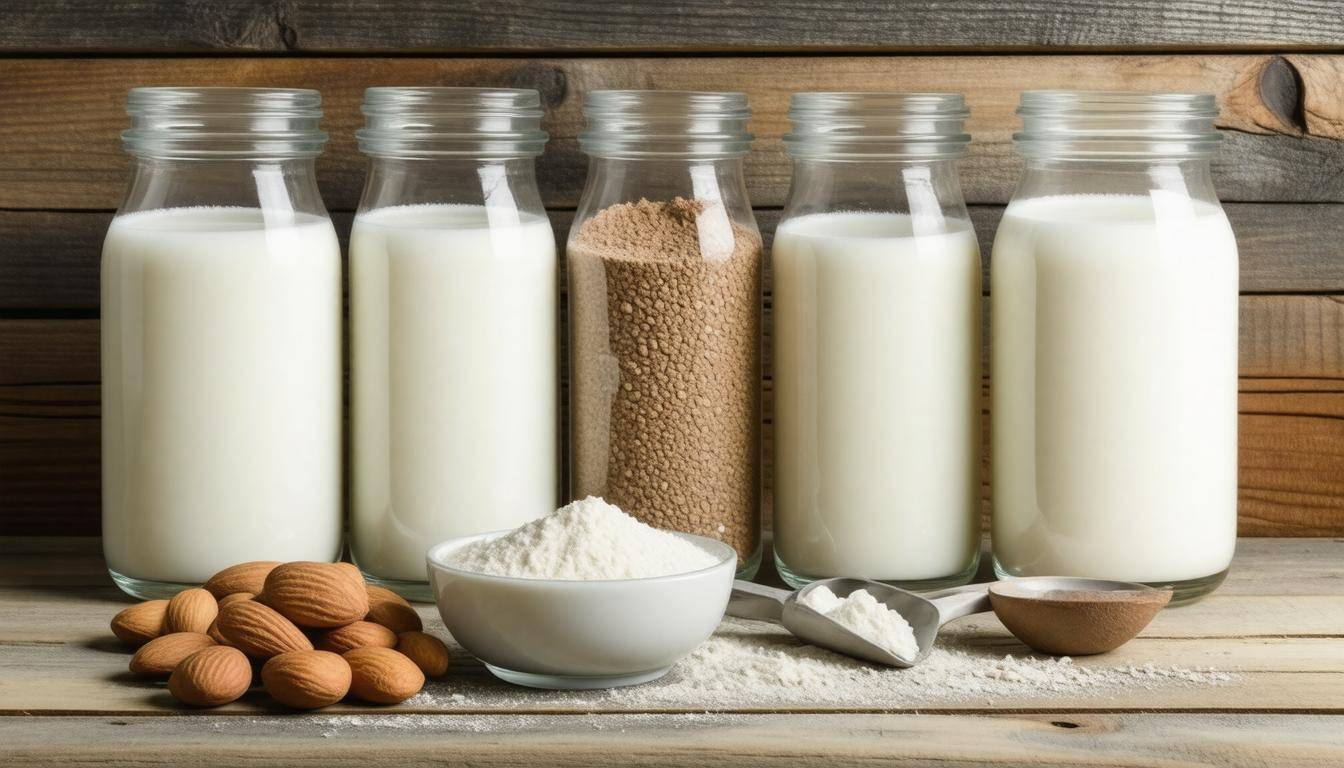 Powdered milk alternatives