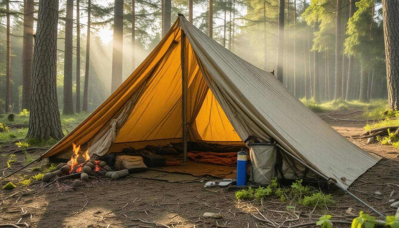 Practical emergency shelter setup