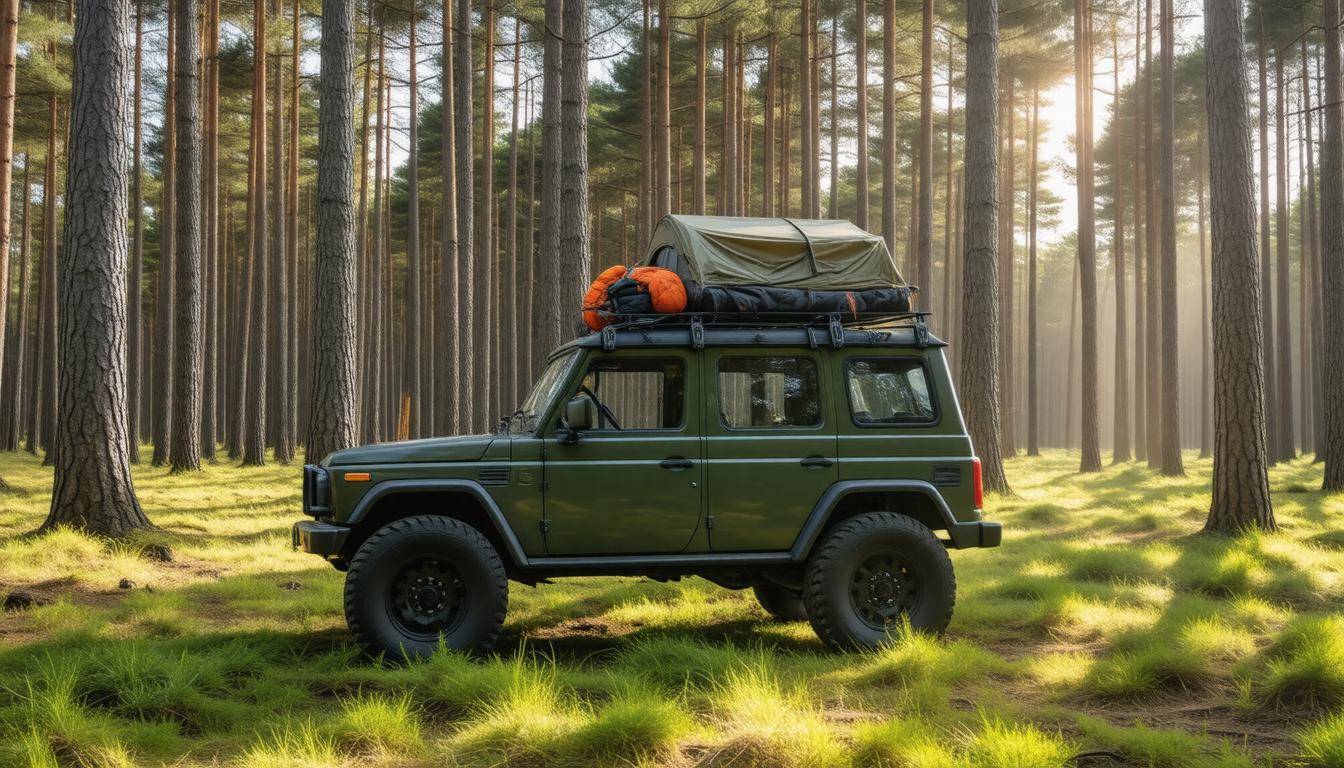 Prepared bug-out vehicle