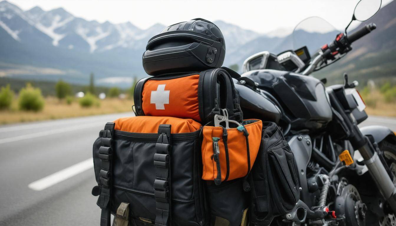 Prepared motorcycle saddlebag